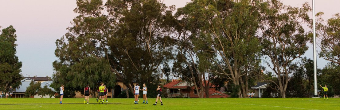 Image of A.S. Luketina Reserve in Wembley Downs at sunset